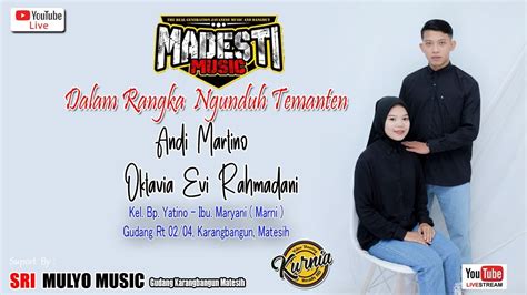 Live Cs Madesti Music Mr Jambul Ngunduh Mantu Martino Evi