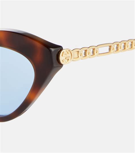 Gucci Tortoiseshell Cat Eye Sunglasses Gucci