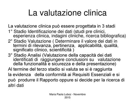 La Valutazione Clinica Ppt Scaricare