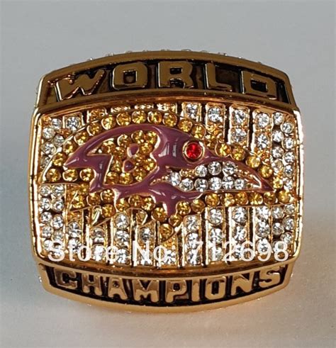 2000 NFL Baltimore Ravens XXXV Super Bowl Ring Championship ring size ...