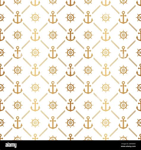 Anchor Seamless Pattern Repeating Anchors Texture Symbol Boat Or Ship