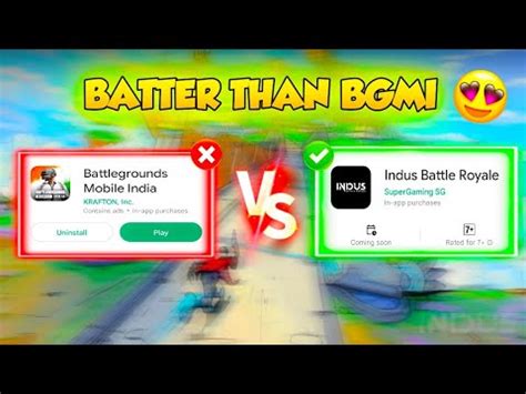 Bgmi Vs Indus Kaun Best Game Hai Youtube