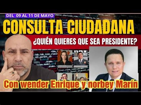 TRANSMISION ESPECIAL CON NORBEY MARIN Y WENDER ENRIQUE EN VIVO YouTube