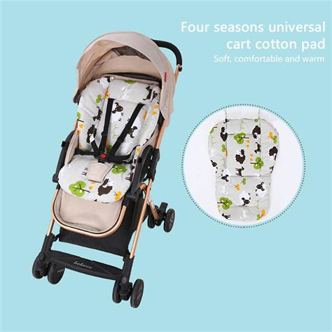 Cojín Universal para cochecito de bebé asiento suave para carrito de