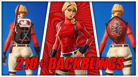 Laguna Skin Fortnite Showcase With 210 Back Blings Youtube