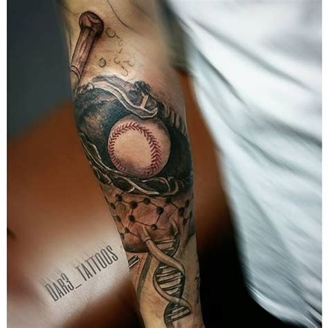 Baseball Themed Tattoo Ideas Photos