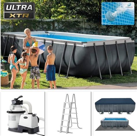 INTEX Frame Pool Ultra Quadra XTR 549 X 274 X 132 Cm Mit Sandfilteranlage