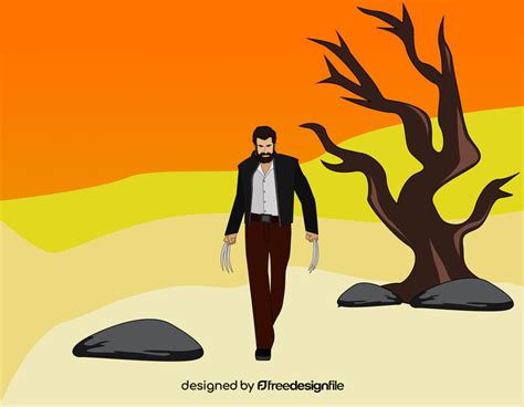 Logan Drawing Vector Free Download