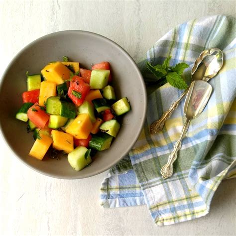 Cucumber Melon Salad - Refreshing Summer Treat