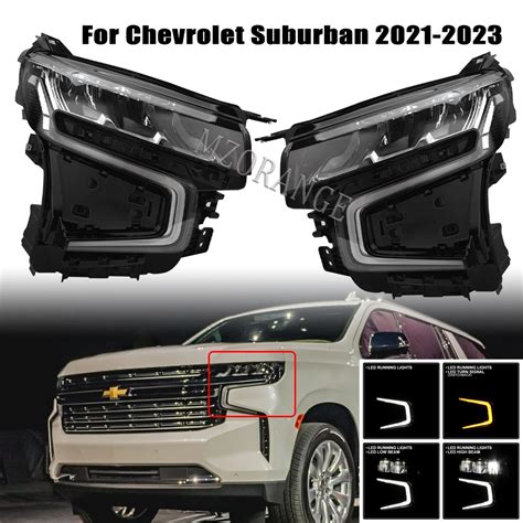 Led Headlight Assembly For Chevrolet Suburban Tahoe 2021 2022 2023 Led