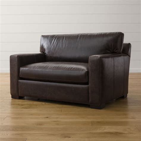 Axis II Leather Twin Sleeper Sofa | Twin sleeper sofa, Twin sleeper chair, Chair and a half