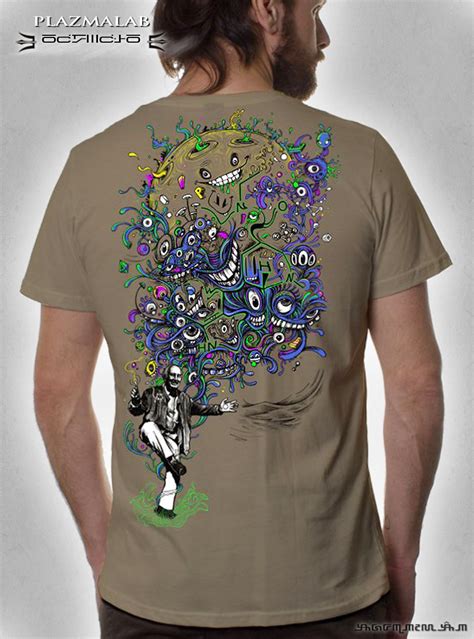 Psychedelic clothing amazing 100% Plazmalab teeshirt