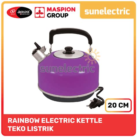 Maspion Blg Teko Bunyi Siul Rainbow Electric Teko Listrik Cm