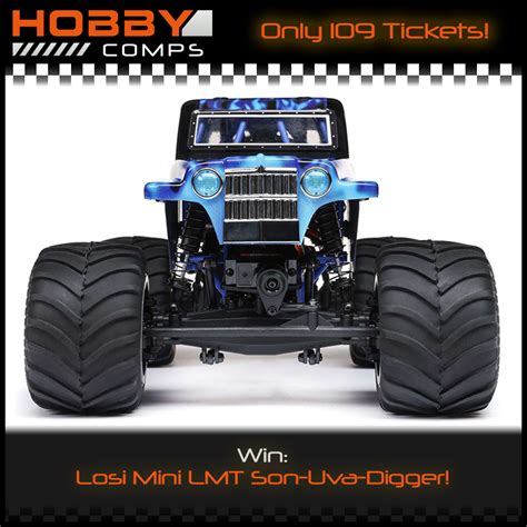 Losi 1 18 Mini LMT 4X4 Brushed Monster Truck RTR Son Uva Digger