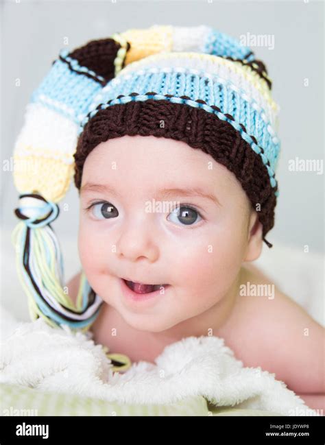 Cute Baby Boy Portrait Stock Photo Alamy