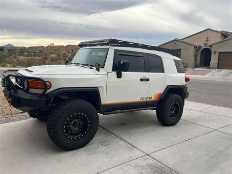 Toyota Fj Cruiser Side Retro Vintage Rocker Panel Stripes Decal