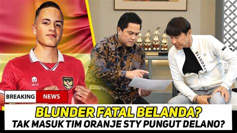 Sty Sodorkan Nama Baru Delano Van Der Heijden Perkuat Timnas Target