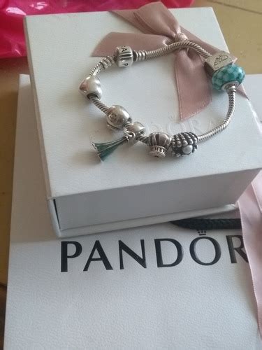 Pulsera Pandora Original Con Charms Originales Mercado Libre