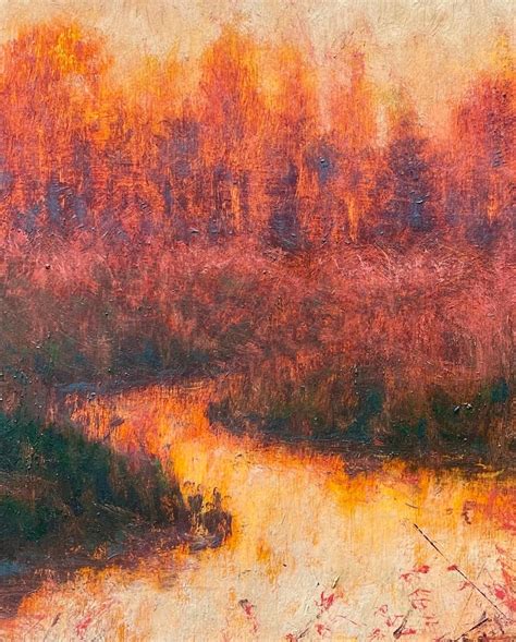 Michael Orwick Quiet Embers Oil Painting For Sale At 1stdibs