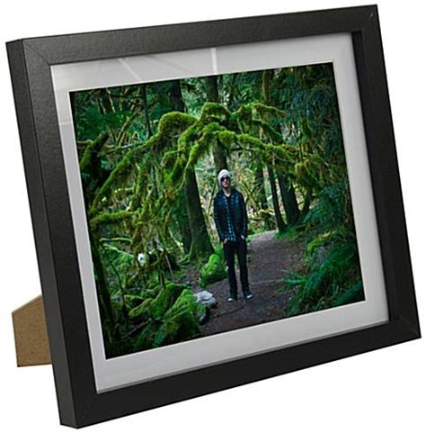 8" x 10" Wood Picture Frames | Black