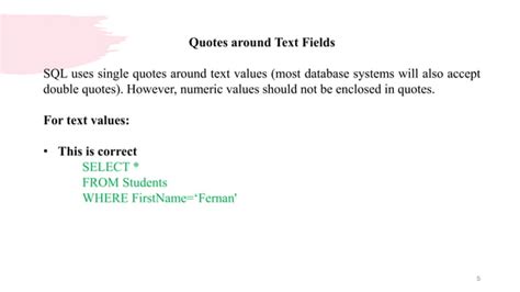 Structured Query Language SQL Part 2 Pptx