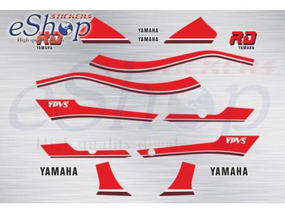 Yamaha Rd Lc Ypvs White Set Eshop Stickers