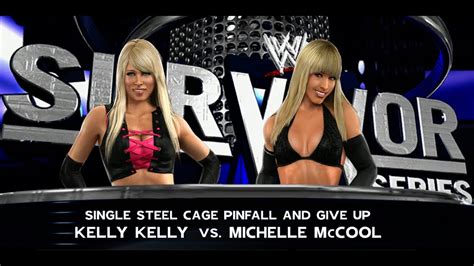 WWE Smackdown Vs RAW 2010 Xbox 360 Kelly Kelly Vs Michelle McCool