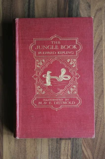 RUDYARD KIPLING THE Jungle Book Rare Illustrated Antique Swastika