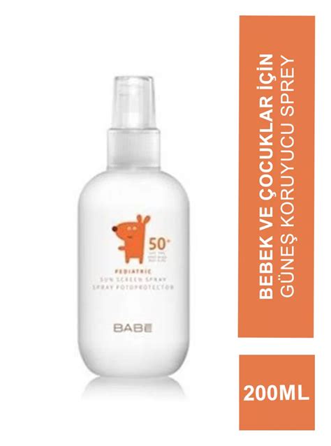 Babe Spf Spray Pediatric Ml Bebek Ve Ocuklar In G Ne