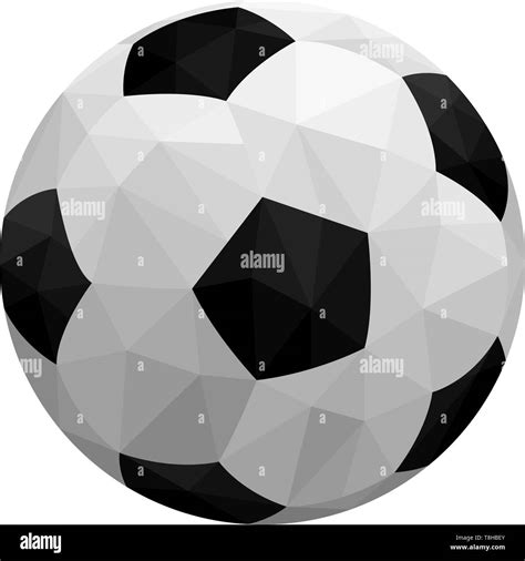 Soccer Ball Polygon Stock Vector Image And Art Alamy