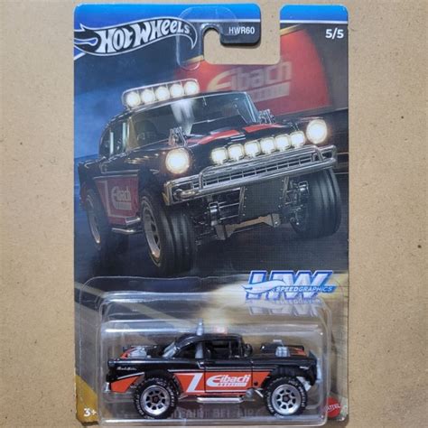 Jual HOT WHEELS BIG AIR BEL AIR HW SPEED GRAPHICS BLACK RED EIBACH Shopee Indonesia