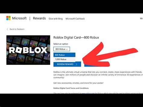 Como Resgatar Os Robux Na Microsoft Rewards Resgate Na Hora Youtube