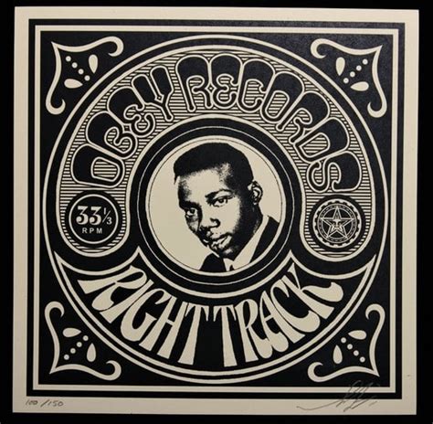 Summer Secret Bid Auction 2022 LOT 65 Shepard Fairey Right Track