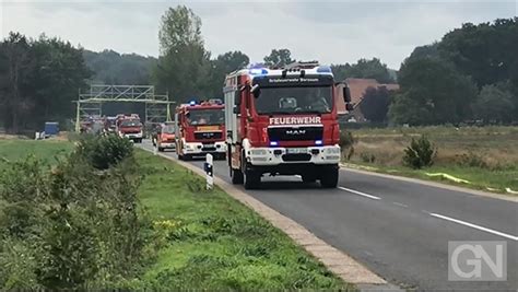 Grafschafter Feuerwehr Beim Moorbrand In Meppen