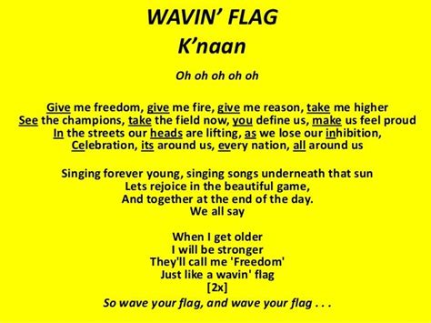 Wavin' Flag - K'naan