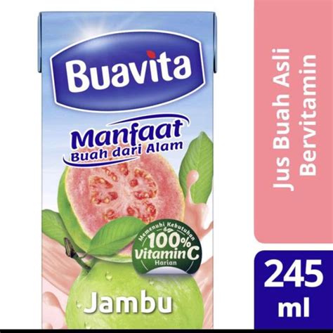 Jual Buavita Jus Buah Jambu Biji Ukuran 245 Ml Praktis Manfaat Buah