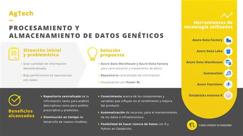 PROCESAMIENTO Y ALMACENAMIENTO DE DATOS GENÉTICOS PI CONSULTING