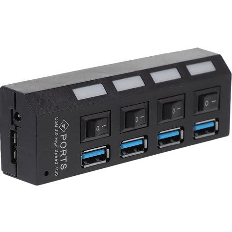 Qijita 1Pc USB3 0 Independent HUB High One Tow Four HUB USB3 0 Extended