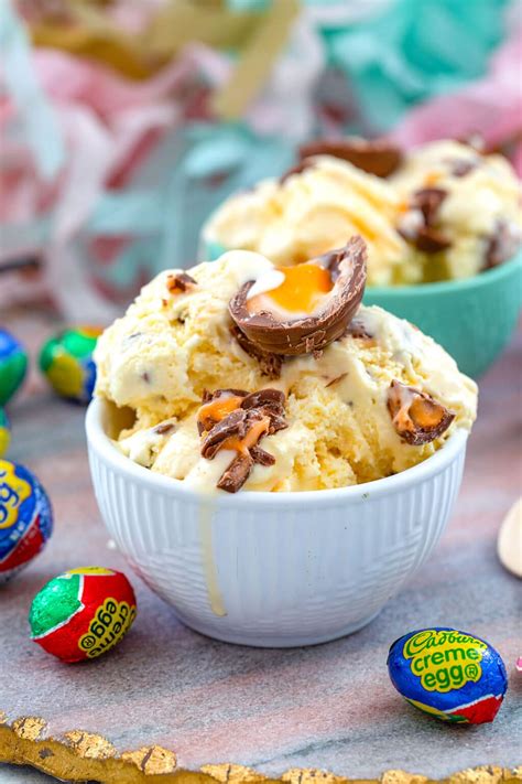 Cadbury Creme Egg Ice Cream Recipe We Are Not Martha