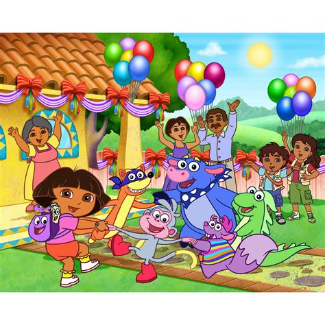 Dora And Boots And Diego And Swiper