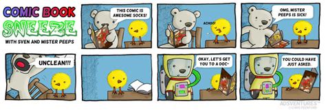 AdSventures: Comic Book Sneeze by rxsheepxr on DeviantArt