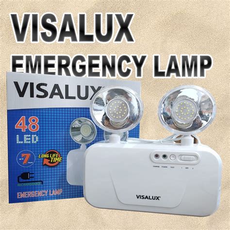 Jual Lampu Emergency 48 Led High Bright Model Mata Kucing Visalux Vs