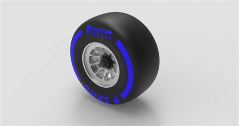 F1 Wheel - download free 3D model by wasittawassaf - Cad Crowd