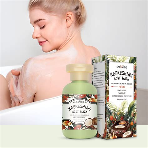 Floral And Fruity Shower Gel Cleanses And Moisturizes Flower And Fruit