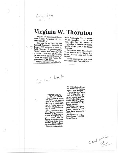 Virginia Izette Wardwell Thornton 1918 1992 Find A Grave Memorial