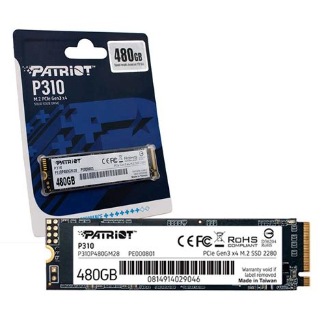 SSD 480Gb Patriot P310 P310p480gm28 KaBuM