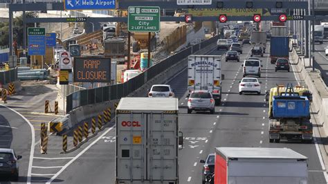 Melbourne Traffic Delays After Burnley Tunnel Monash Freeway