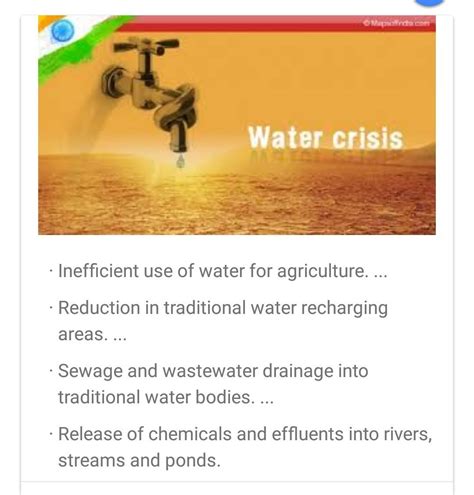 What Is Water Scarcity And Its Main Causes