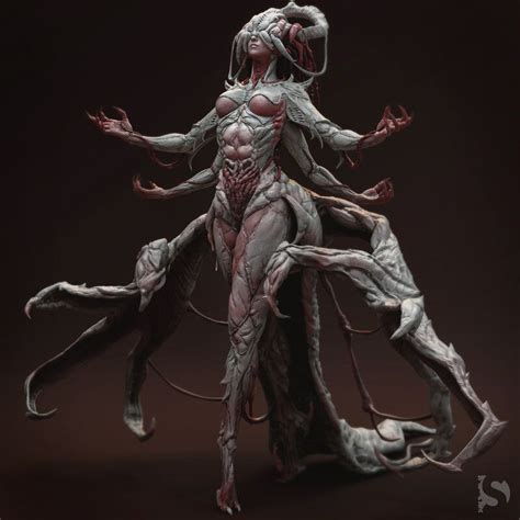 Flesh Eater Jenny Subhratim Dhar Monkey Creature Concept Art