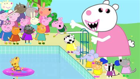 Peppa Pig Swimming Pool Accident YouTube